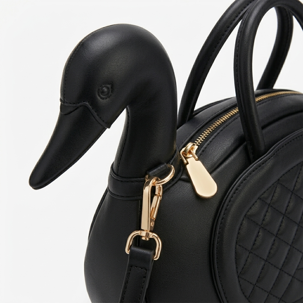 Cygne Noir Bag in Vegan Leather
