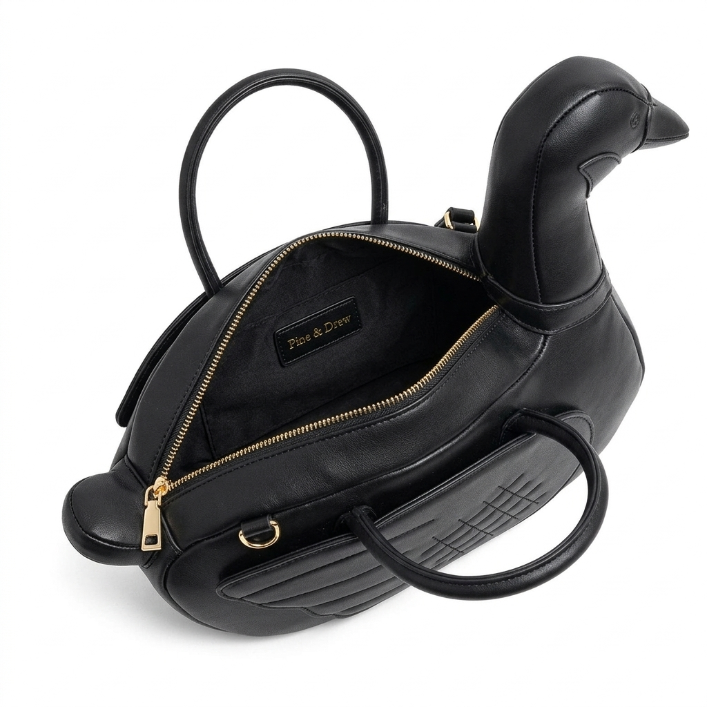 Cygne Noir Bag in Vegan Leather