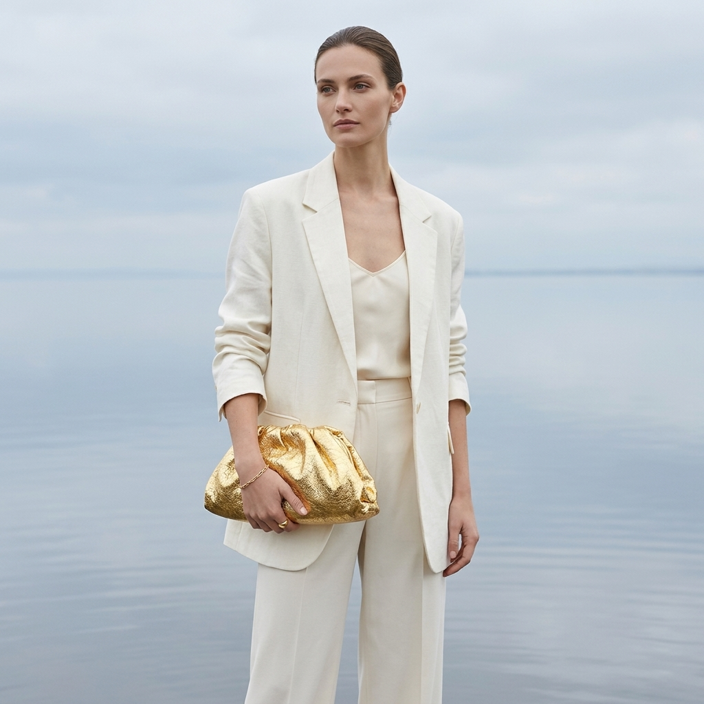 Emily Gold Pouch