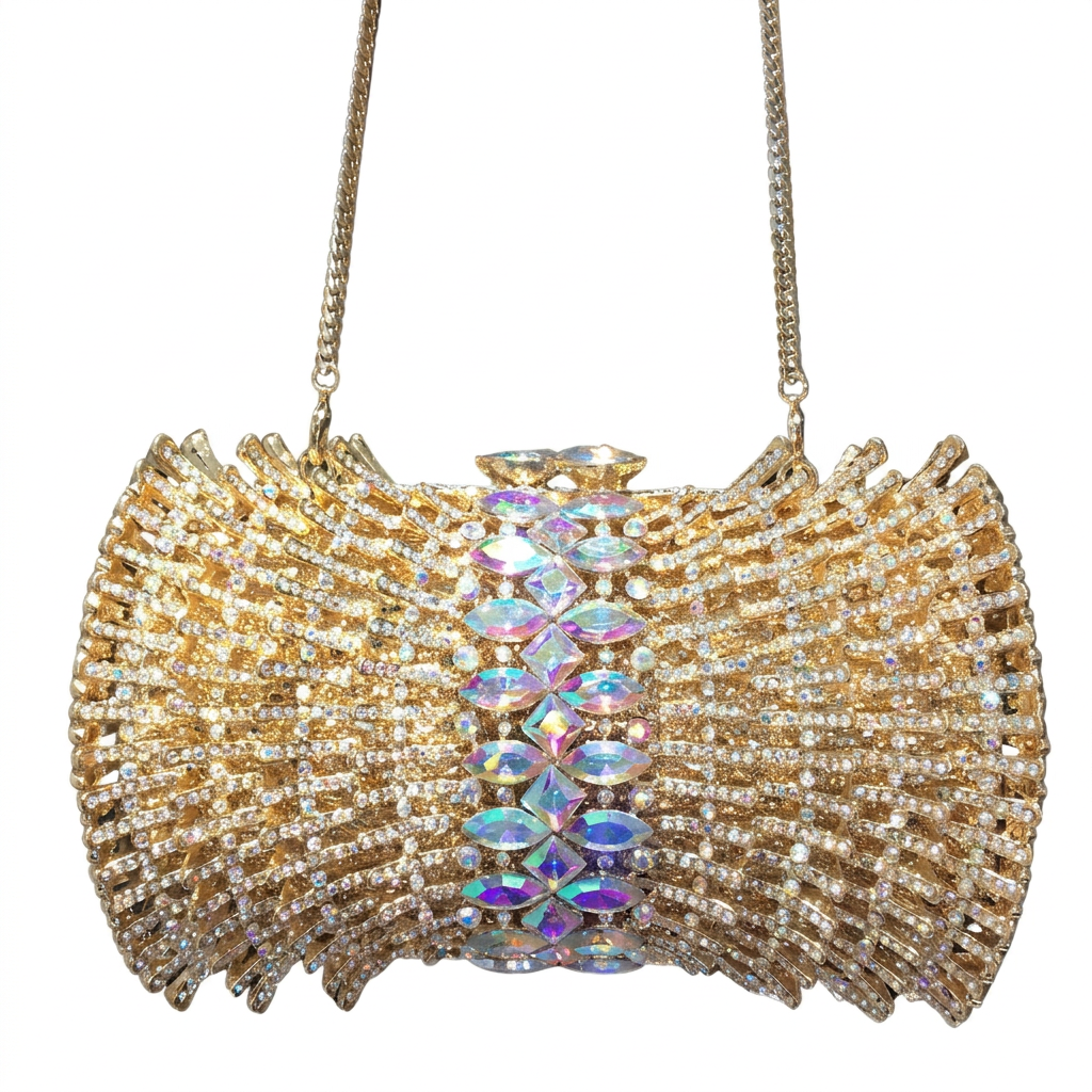 Wings Crystal Clutch