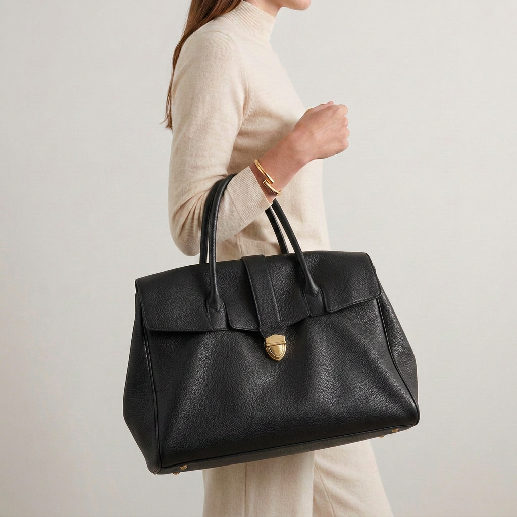 Mathilde Tote in Pure Leather