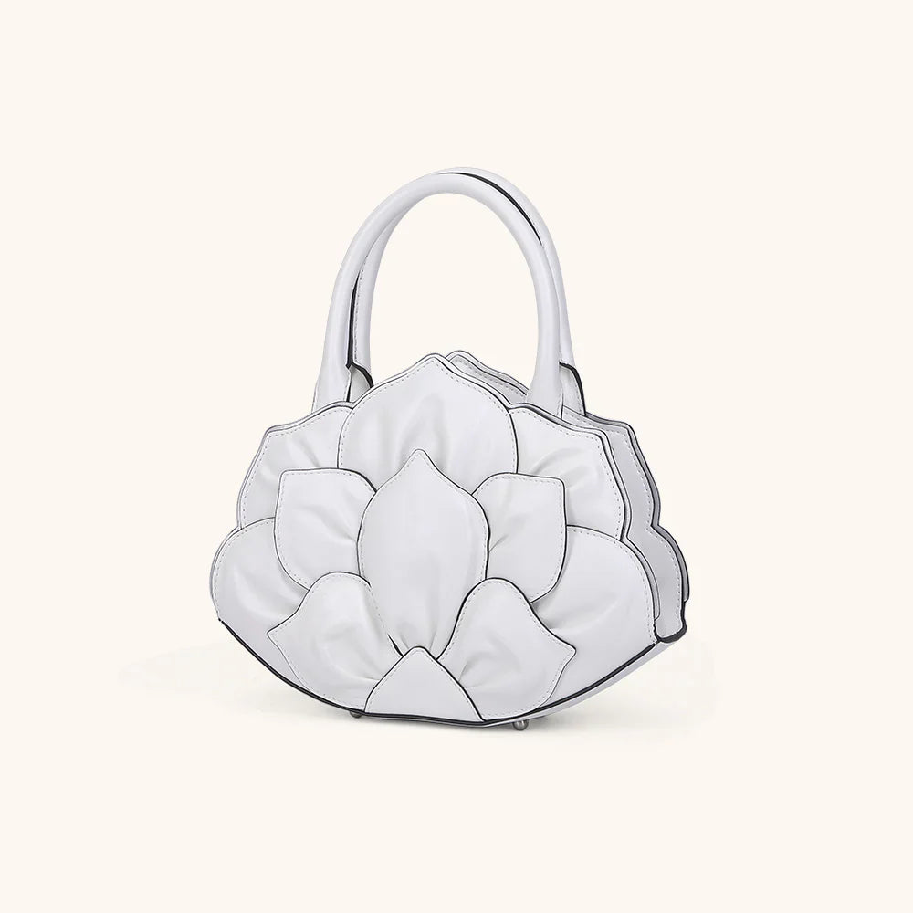Obsidian Bloom bag in Pure Leather