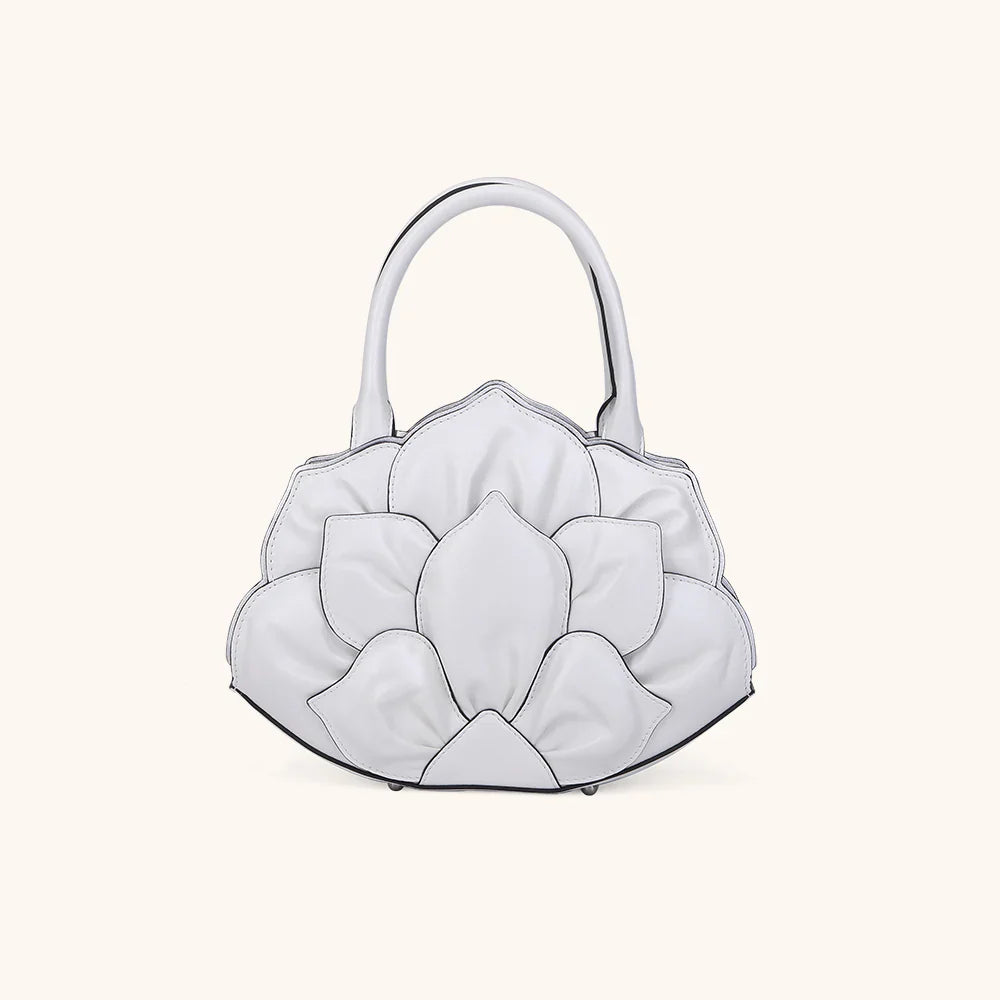 Obsidian Bloom bag in Pure Leather