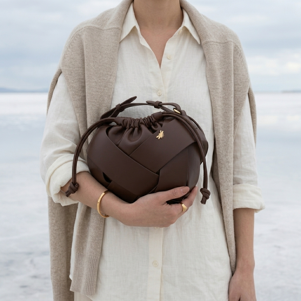Aurea Knot Bag in Vegan Leather
