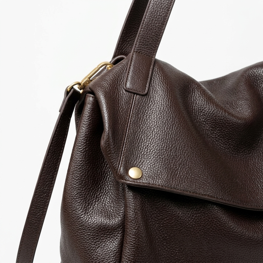 Terra Fold Bag in Pure Leather
