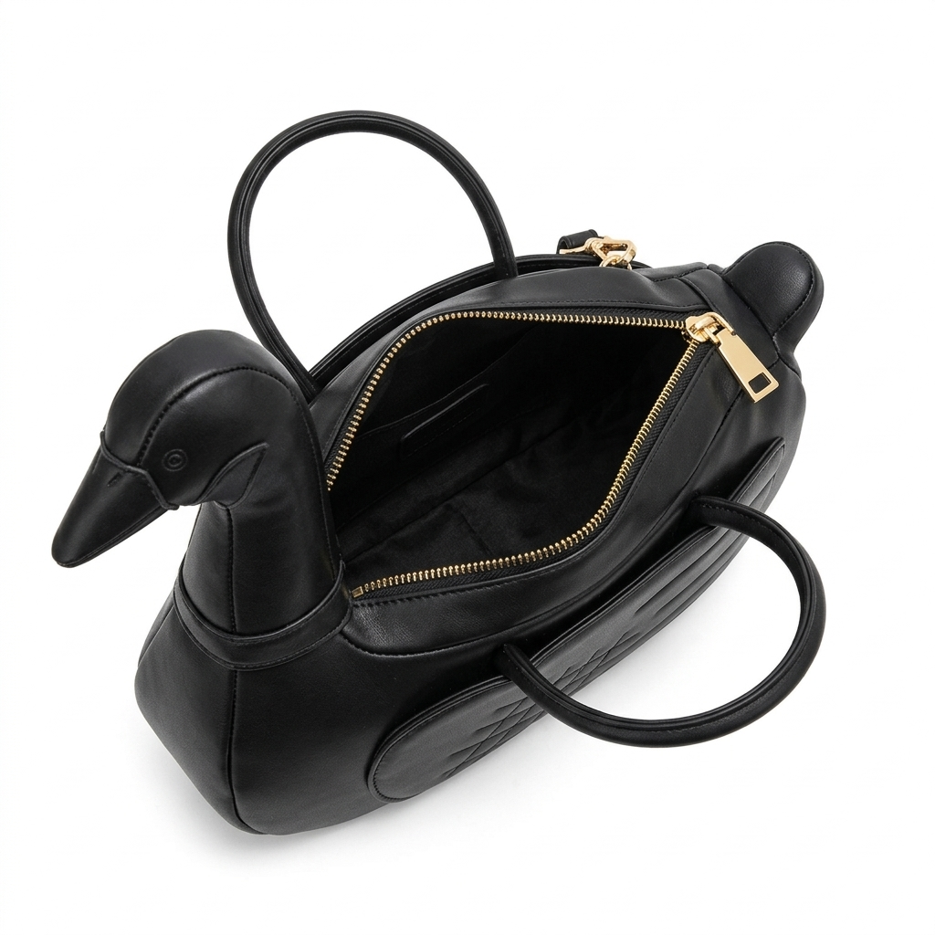 Cygne Noir Bag in Vegan Leather