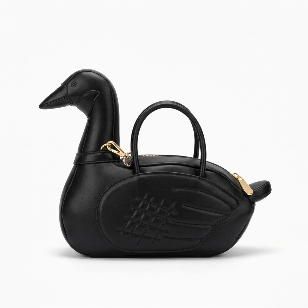 Cygne Noir Bag in Vegan Leather