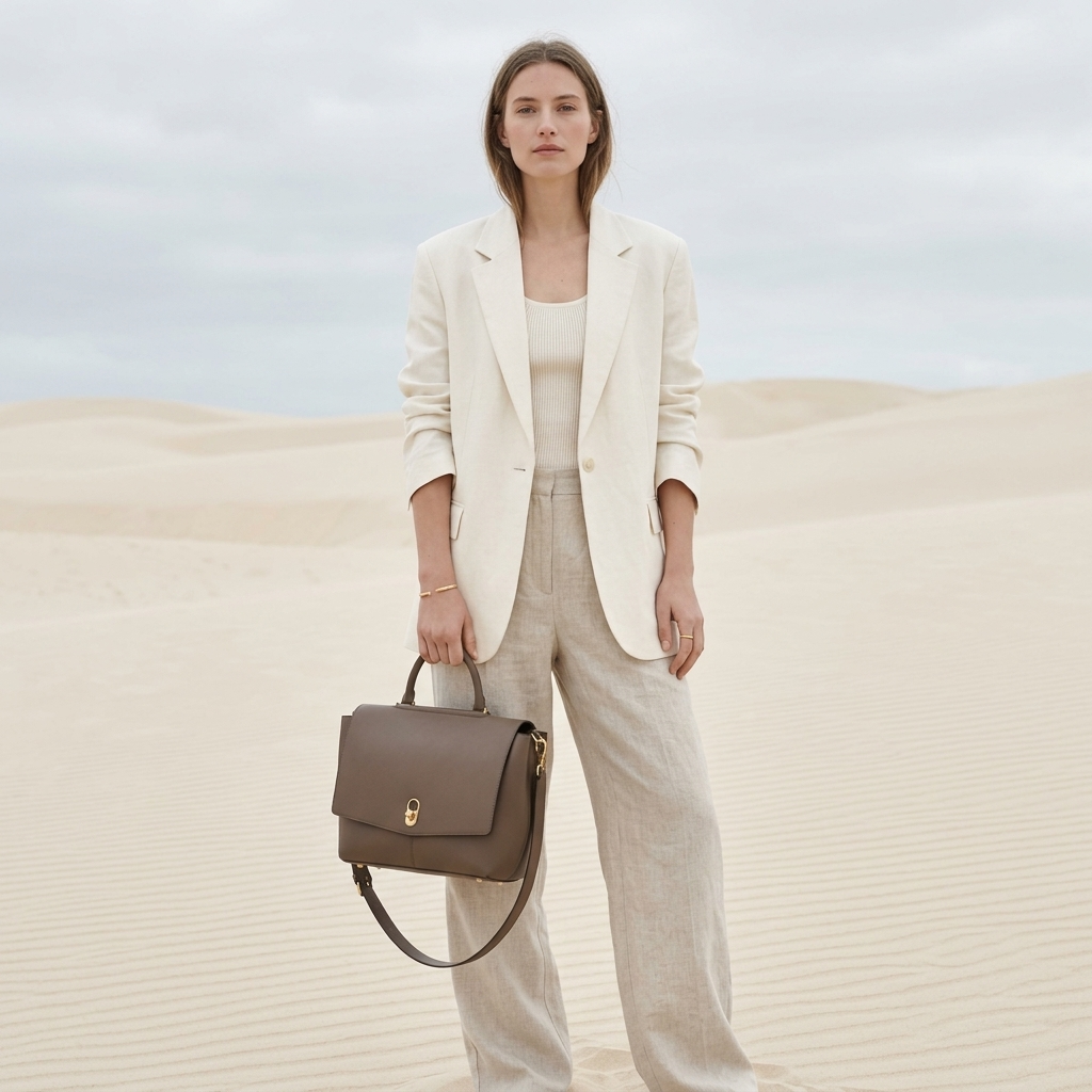 The Marlowe Top Handle in Pure Leather
