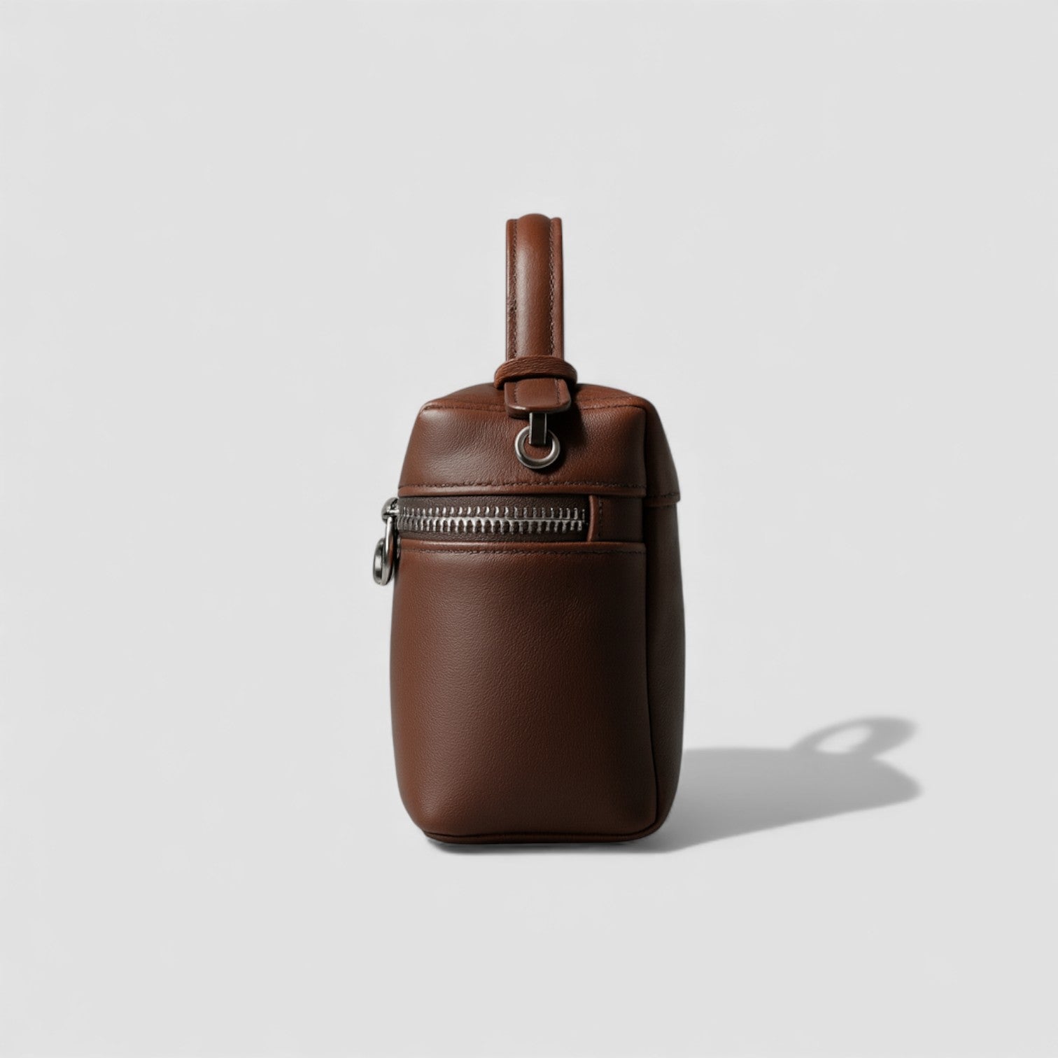 Brunelle Vanity Case in Pure Leather