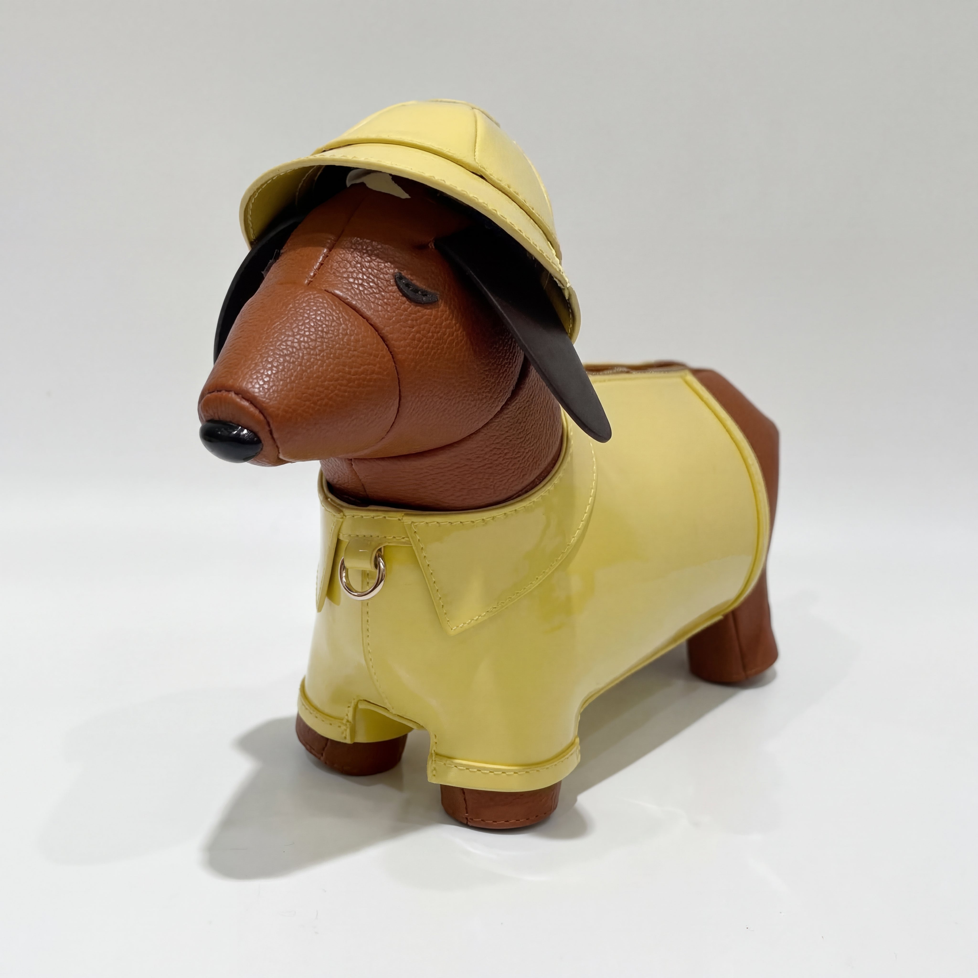 Dachshund Safari Bag in Vegan Leather