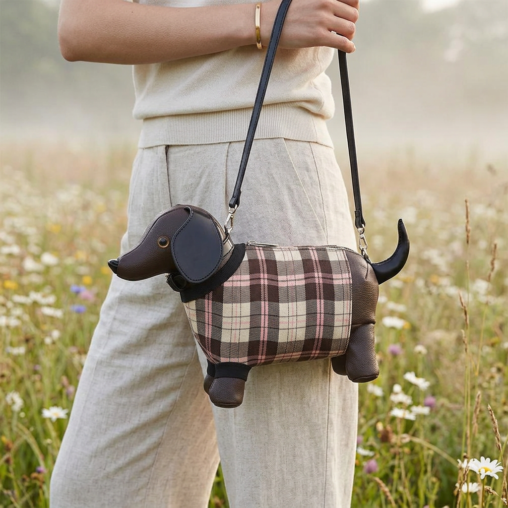 Winston Dog Bag in Vegan Leather