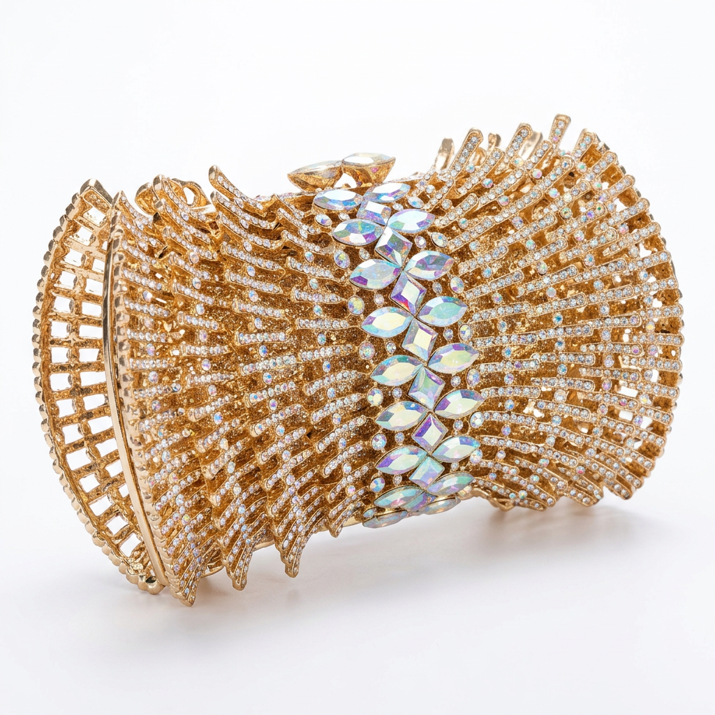 Wings Crystal Clutch