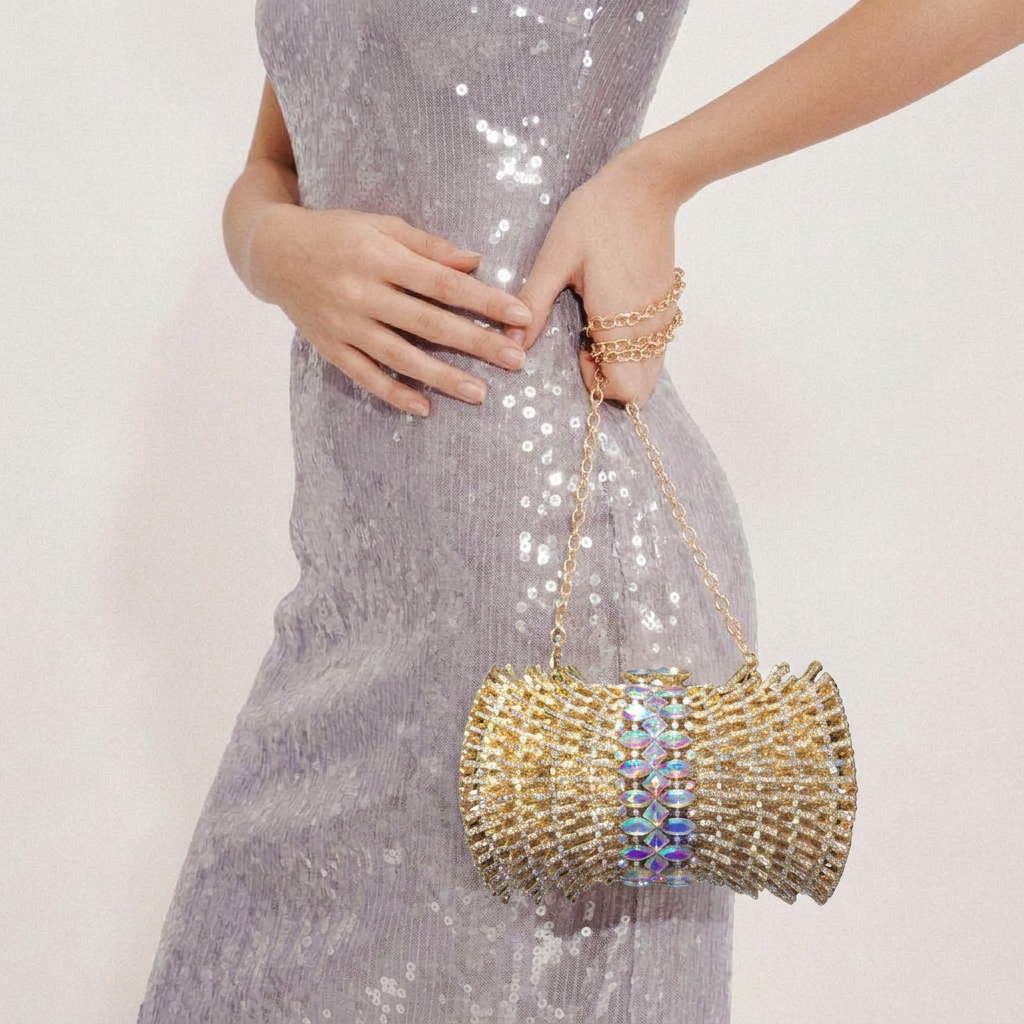 Wings Crystal Clutch